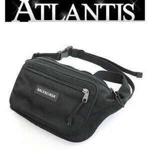 Balenciaga Explorer Body Bum Crossbody Belt Bag Waist Clutch Black